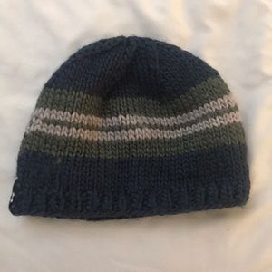 Unisex Winter Wool Beanie | Green & Blue | EMS